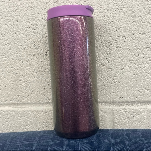 Starbucks insulated Tumblr 12 ounce new with tags purple glitter - Picture 4 of 6